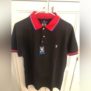 Psycho Bunny Polo shirt size 6 or L new